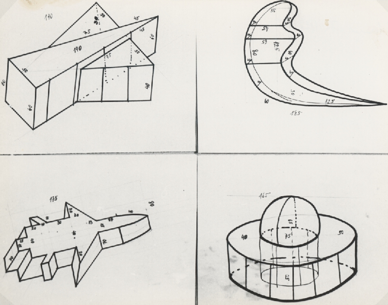 Stanislav Filko – Lavice sochy – objekt – MODRÉ    