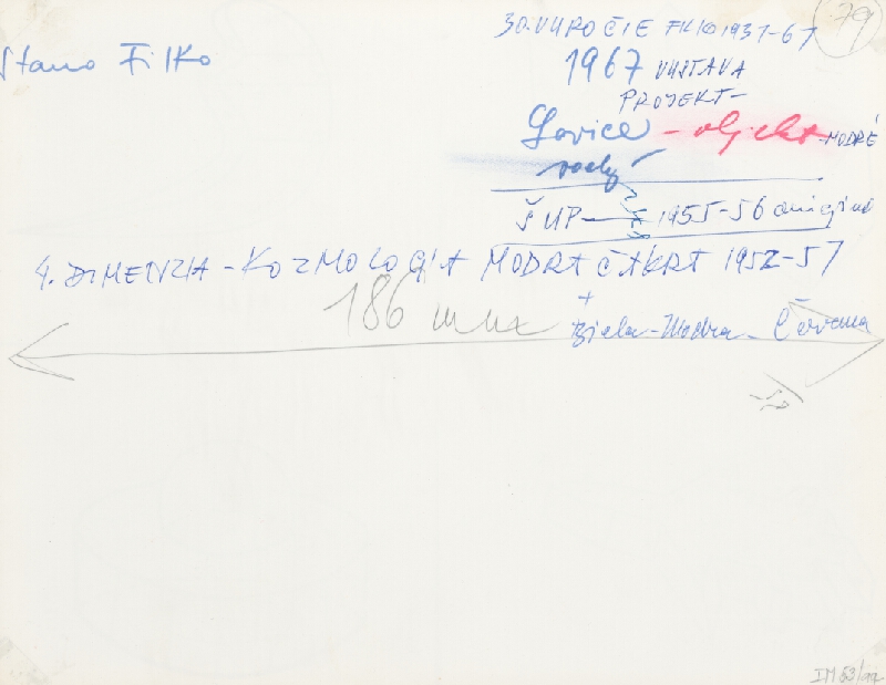 Stanislav Filko – Lavice sochy – objekt – MODRÉ    