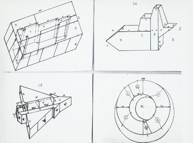 Stanislav Filko – Lavice sochy – objekt – MODRÉ    