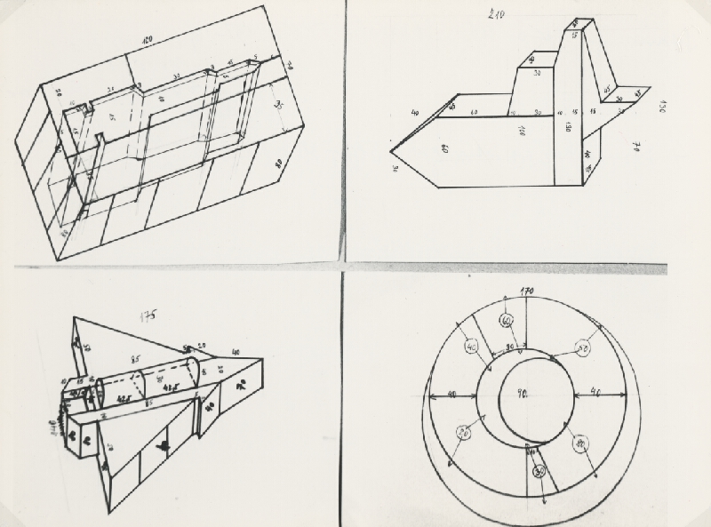 Stanislav Filko – Lavice sochy – objekt – MODRÉ    