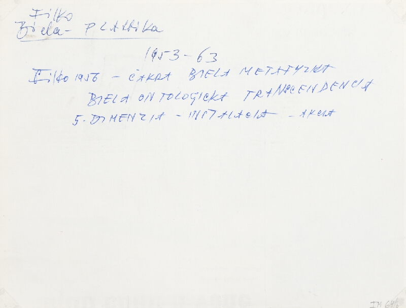 Stanislav Filko – Biela plastika    