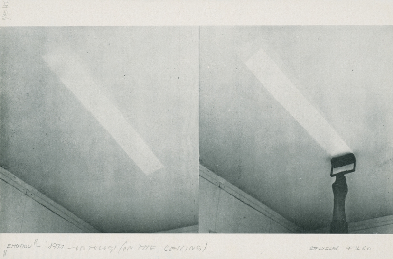 Stanislav Filko – Stanislav Filko: EMÓCIA – „Emotion – 1977 – ONTOLOGI/ON THE CEILING“ 