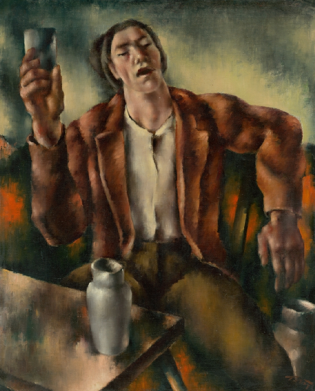 Viliam Ruttkay-Nedecký – Pijúci chlap 