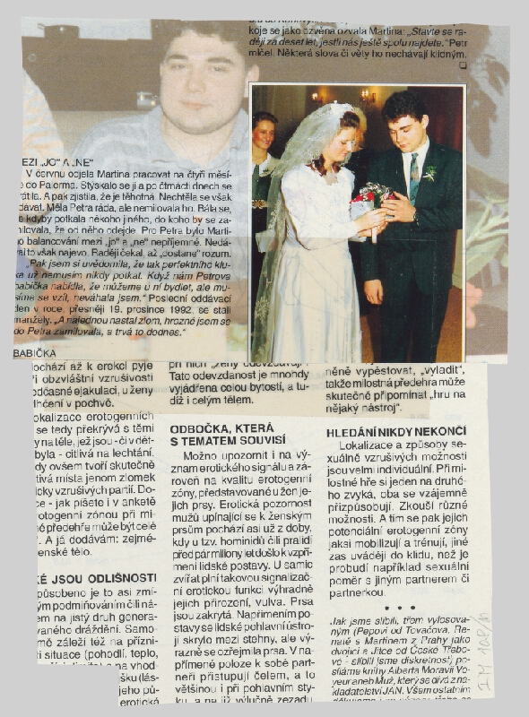 Stanislav Filko – 2. SYNCHRONNOSŤ – ŽENA/MUŽ – Četnost výskytu erotogenních zón v procentech 