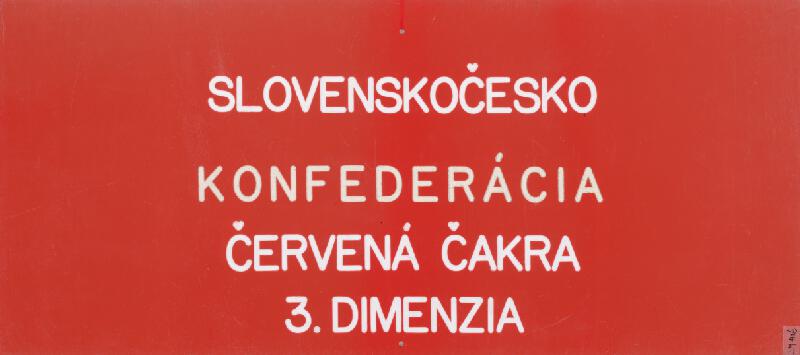 Stanislav Filko – Bez uvedenia názvu (SLOVENSKOČESKO – KONFEDERÁCIA – ČERVENÁ ČAKRA – 3. DIMENZIA / FILKO ...1977 + FYLKO 1978-1987 – PHYLKO – 1988... – BIOLÓGIA – ENERGIA – EMPIRIA))  