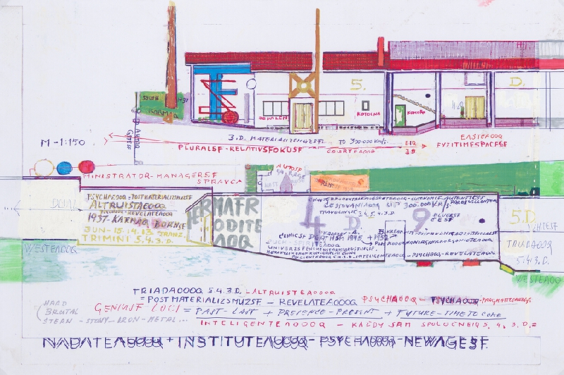Stanislav Filko – Bez uvedenia názvu (projektart Noemova Archa pre Veľkú Hradnú)   