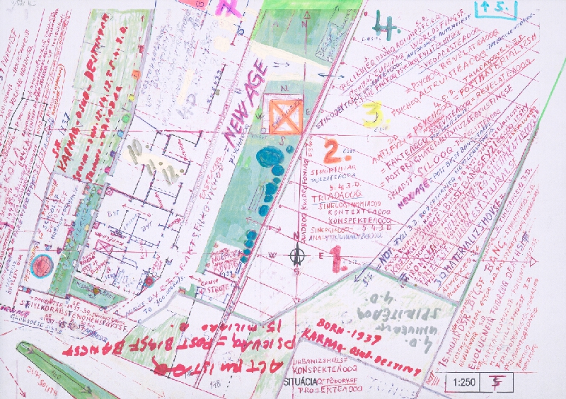 Stanislav Filko – Bez uvedenia názvu (projektart Noemova Archa pre Veľkú Hradnú) 