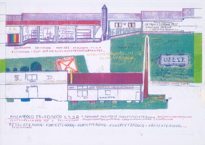 Stanislav Filko – Bez uvedenia názvu (projektart Noemova Archa pre Veľkú Hradnú) 