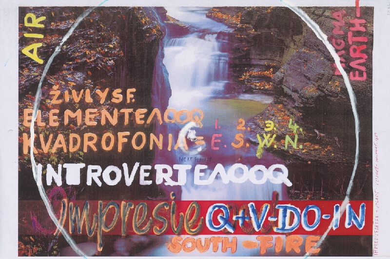 Stanislav Filko – Bez uvedenia názvu (ŽIVLYSF. ELEMENTEAOOQ KVADROFONIA = E. S.W.N.)  