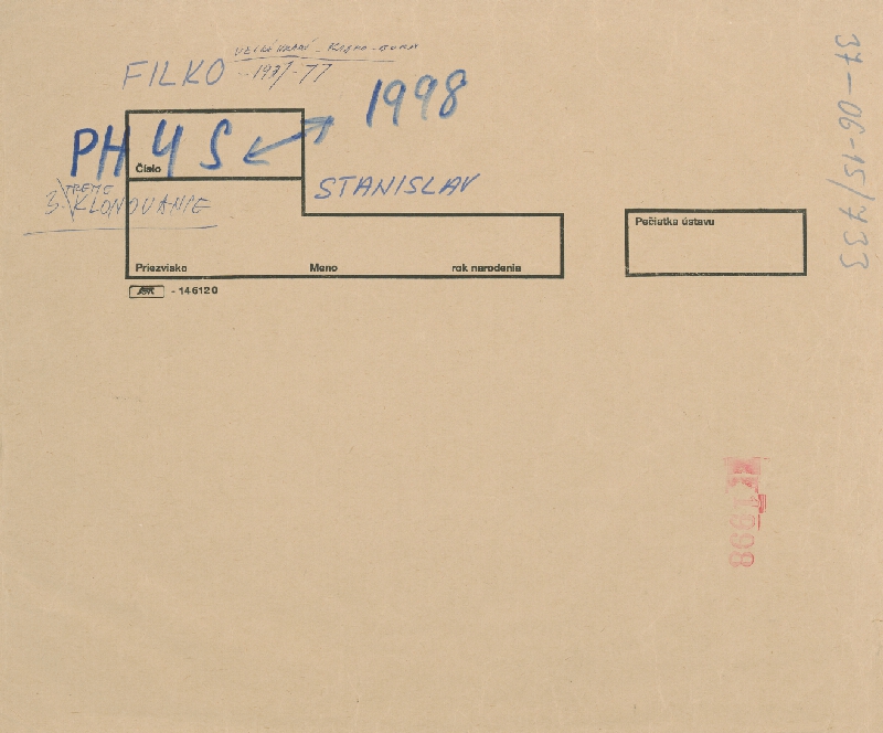 Stanislav Filko – PHYS 1998 