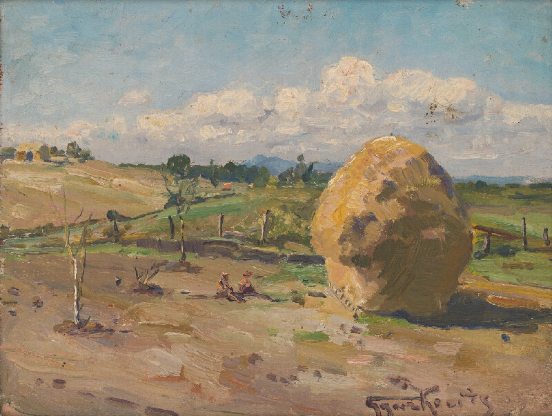 František Gyurkovits – Krajina pri Lučenci, 1955–1956, Stredoslovenská galéria 