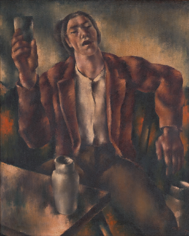 Viliam Ruttkay-Nedecký – Pijúci chlap 