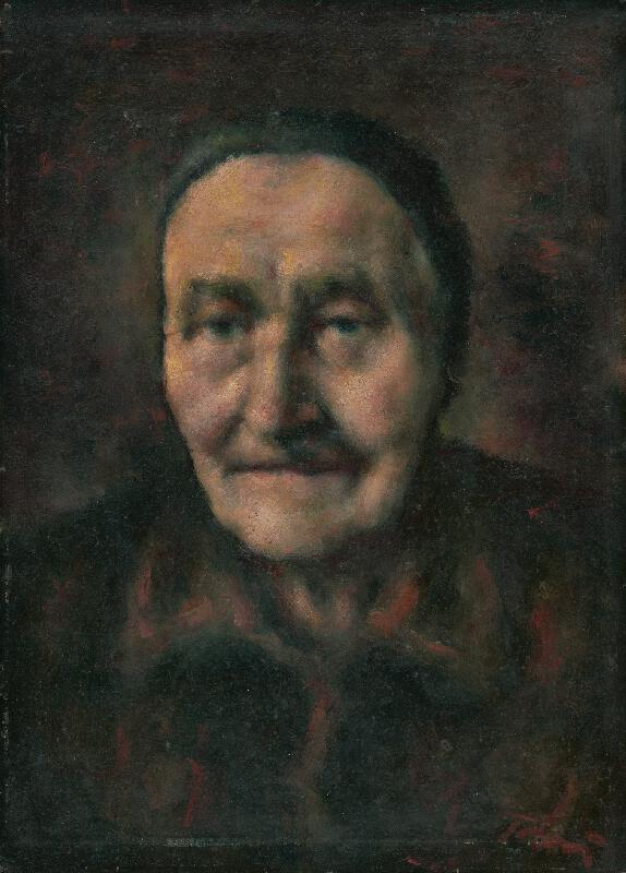 Viliam Ruttkay-Nedecký – Portrét starej ženy 