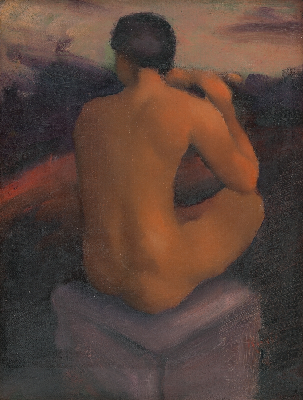 Viliam Ruttkay-Nedecký – Akt - muž 