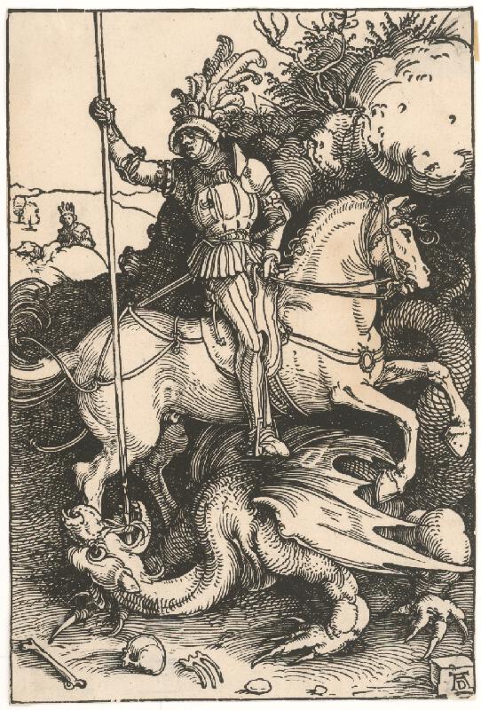 Albrecht Dürer – Svätý Juraj na koni 