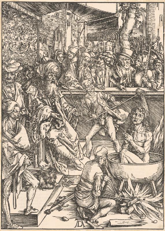 Albrecht Dürer – Mučenie sv. Ján Evanjelistu 