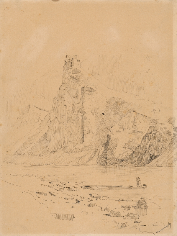 Ladislav Mednyánszky – Hrad Strečno 