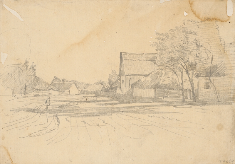 Ladislav Mednyánszky – V dedine 