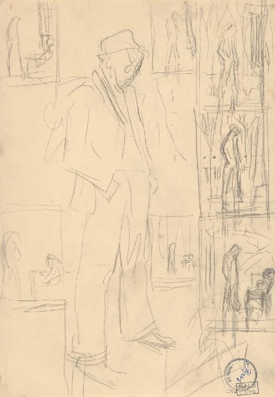 Ladislav Mednyánszky – Náčrt k obrazu 27. 