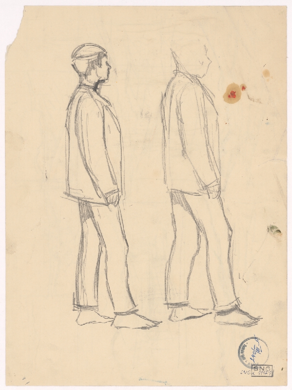 Ladislav Mednyánszky – Náčrt k obrazu 35. 