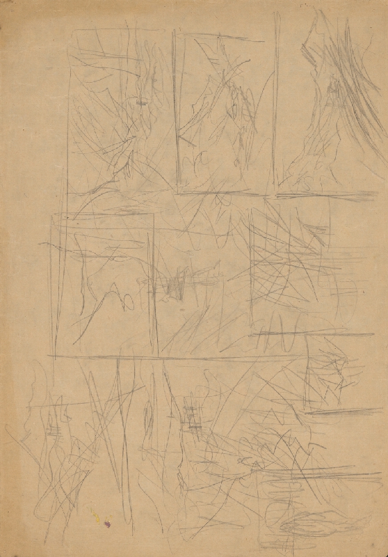 Ladislav Mednyánszky – Náčrt k obrazu 46. 