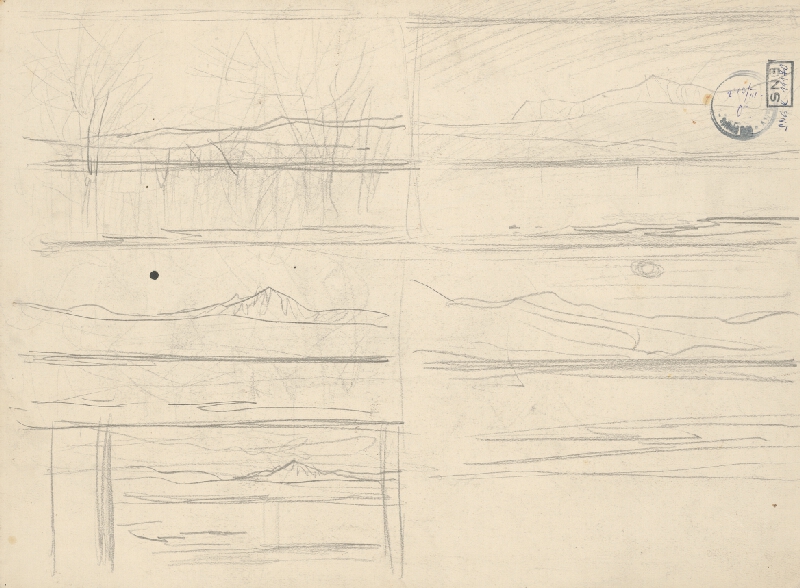 Ladislav Mednyánszky – Náčrt k obrazu 84. 
