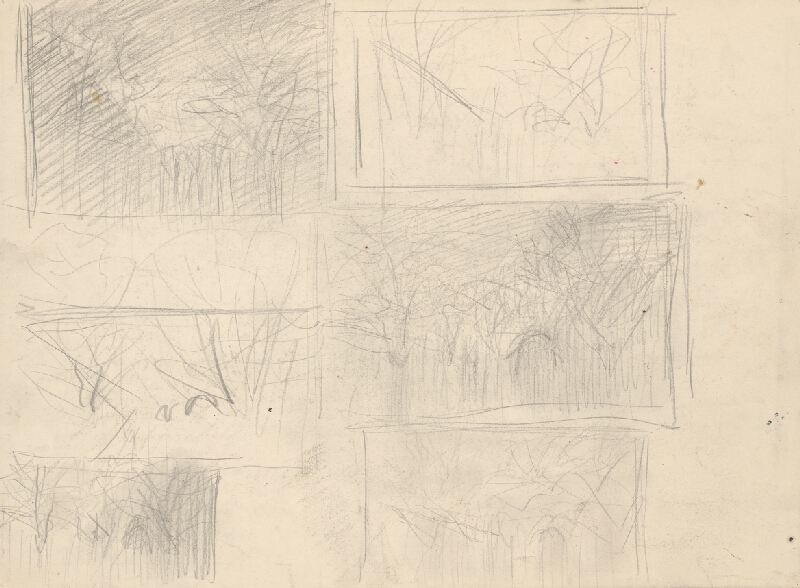 Ladislav Mednyánszky – Náčrt k obrazu 84. 