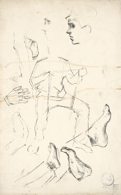 Ladislav Mednyánszky – Figurálne štúdie 7. 