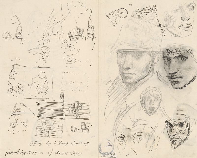 Ladislav Mednyánszky – Figurálne štúdie 27. 