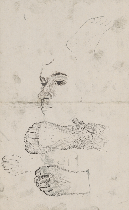 Ladislav Mednyánszky – Figurálne náčrty 47. 