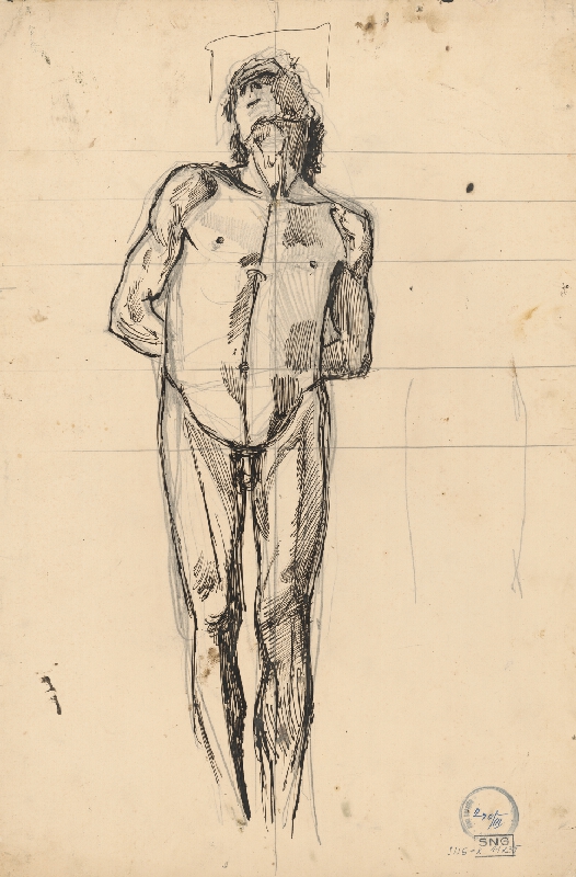 Ladislav Mednyánszky – Figurálne náčrty 48. 