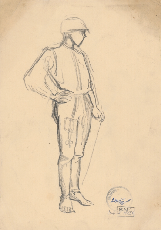 Ladislav Mednyánszky – Figurálne náčrty 50. 