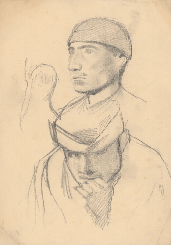 Ladislav Mednyánszky – Figurálne náčrty 50. 