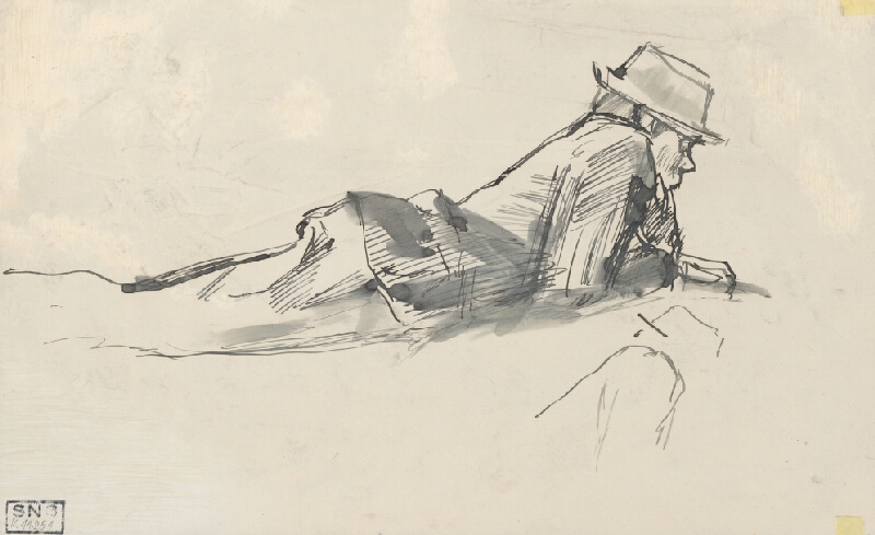 Ladislav Mednyánszky – Figurálne náčrty 64. 