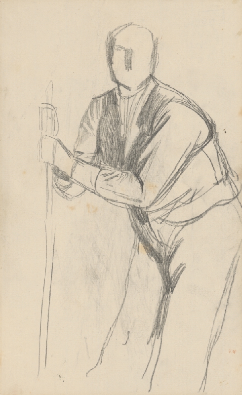 Ladislav Mednyánszky – Figurálne náčrty 84. 