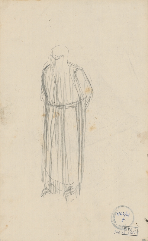 Ladislav Mednyánszky – Figurálne náčrty 84. 