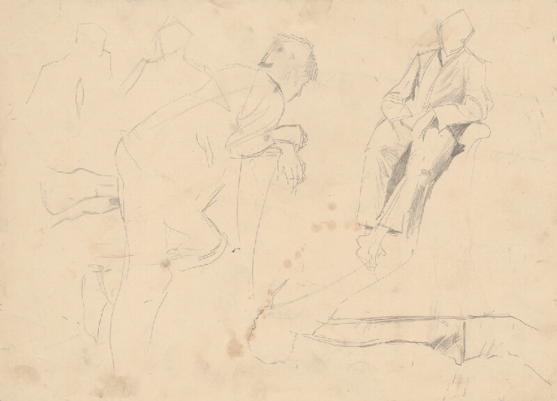 Ladislav Mednyánszky – Figurálne náčrty 409. 