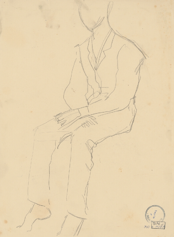 Ladislav Mednyánszky – Figurálne náčrty 410. 