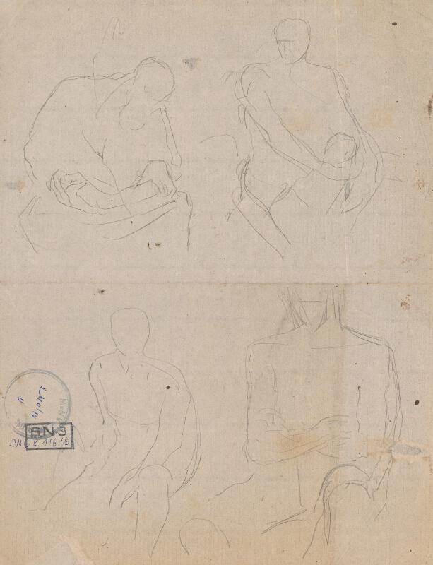 Ladislav Mednyánszky – Figurálna štúdia 429 