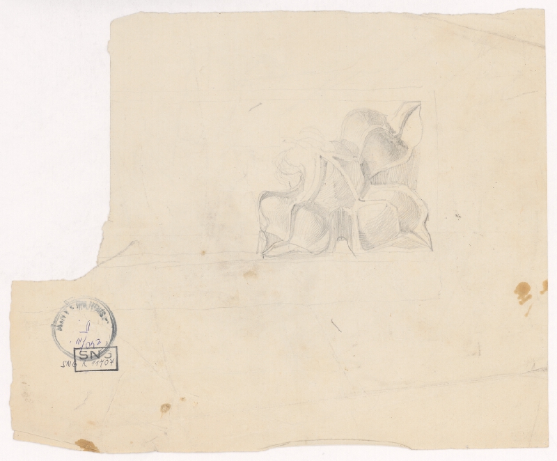 Ladislav Mednyánszky – Štúdia ornamentu 9. 