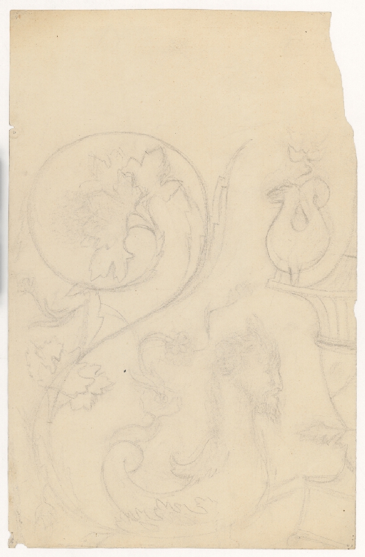 Ladislav Mednyánszky – Štúdia ornamentu 10. 