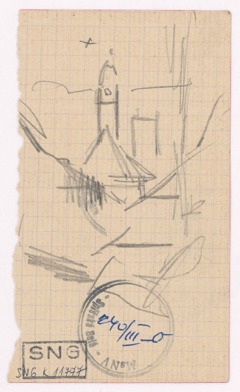Ladislav Mednyánszky – Štúdia krajiny 79. 