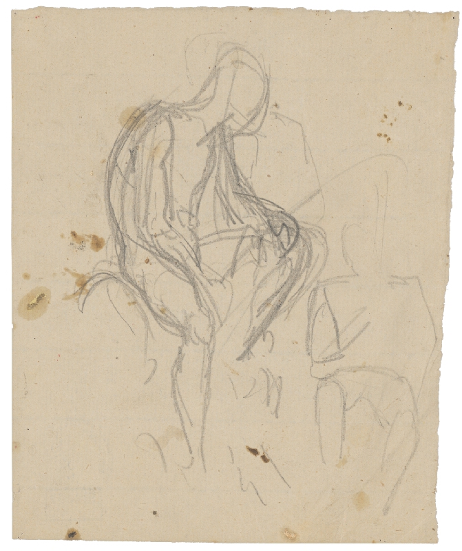 Ladislav Mednyánszky – Figurálna štúdia 85. 