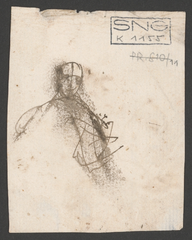 Rakúsky maliar z 18. storočia – Náčrt k oslavnému portrétu 