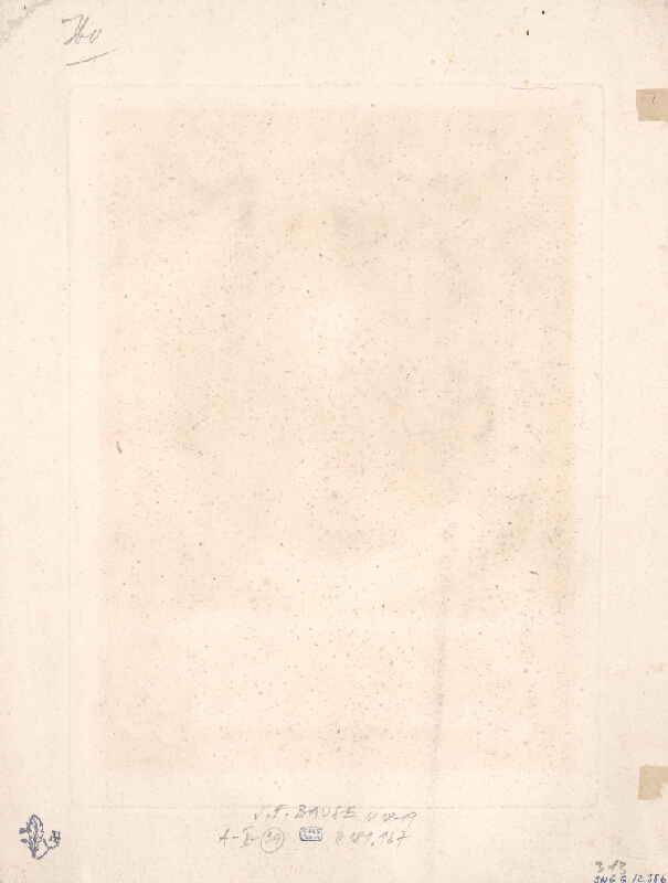 Johann Friedrich Bause, Anton Graff – Portrét M. Mendelssohna 
