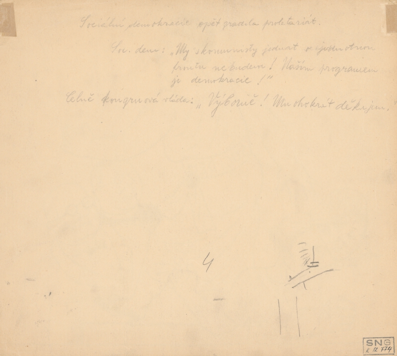 Štefan Bednár – Sociálna demokracia - 1926 