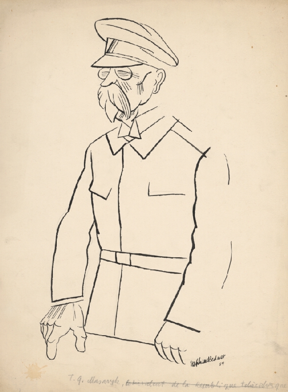 Štefan Bednár – T.G. Masaryk, 1934, Slovenská národná galéria