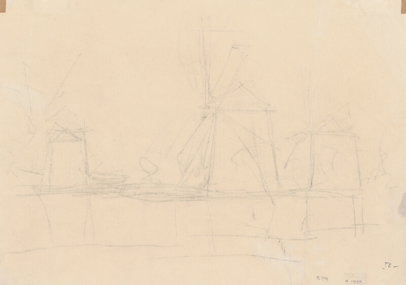 Ladislav Mednyánszky – Sketch for the Composition Market in Szolnok  