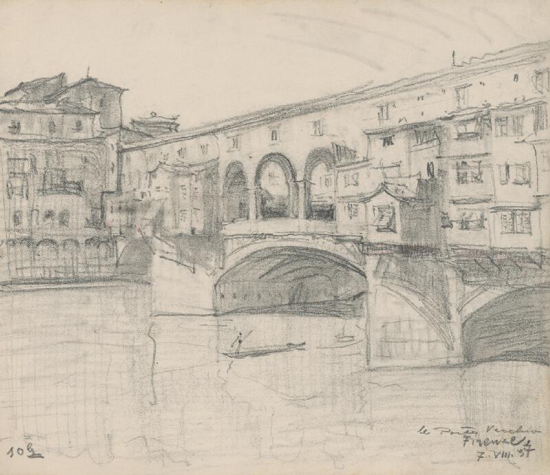 Maximilián Schurmann – Ponte Vechio vo Florencii 