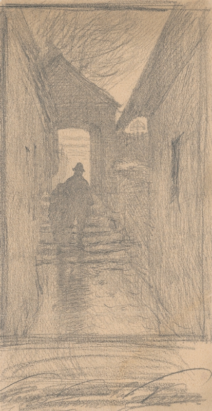 Ferdinand Katona – On the Road from the Cemetery 